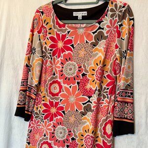 Madison Leigh Colorful Jersey Dress